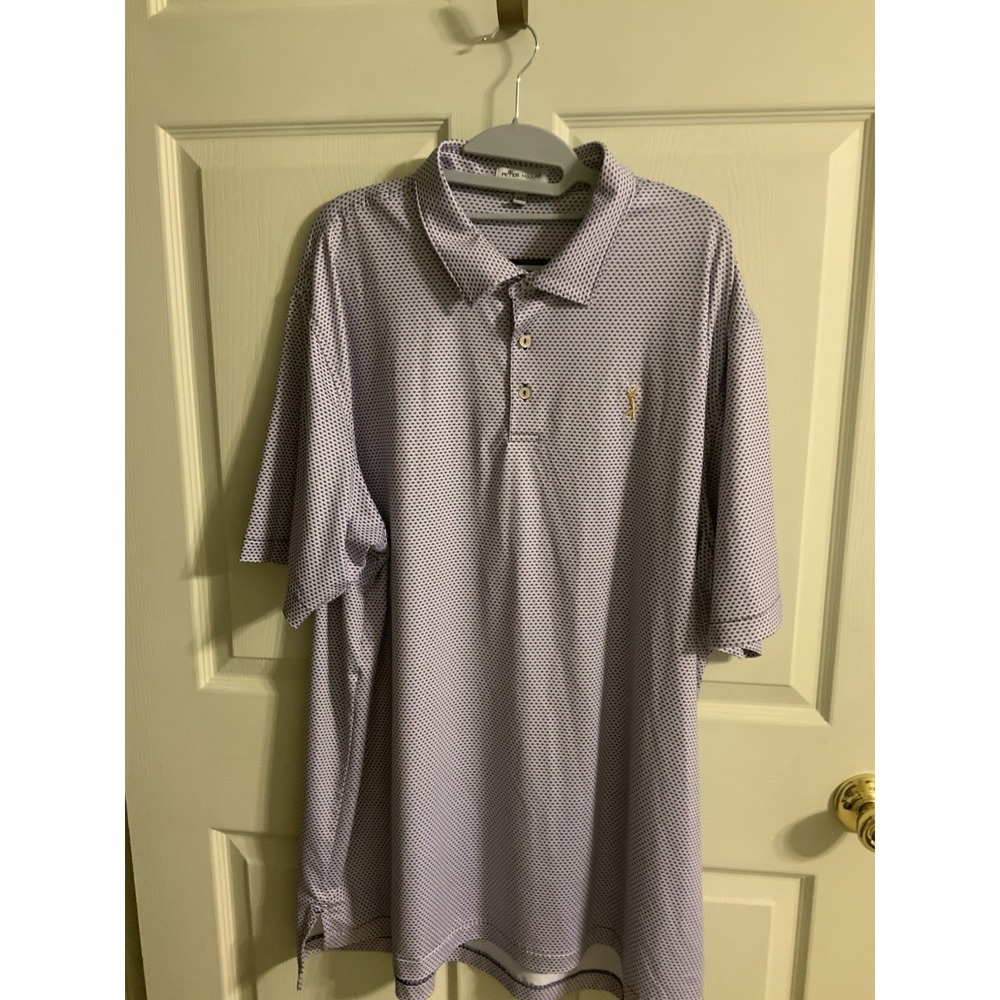 Peter Millar Summer Comfort Polo Shirt Mens XXL Golf Stretch Top
